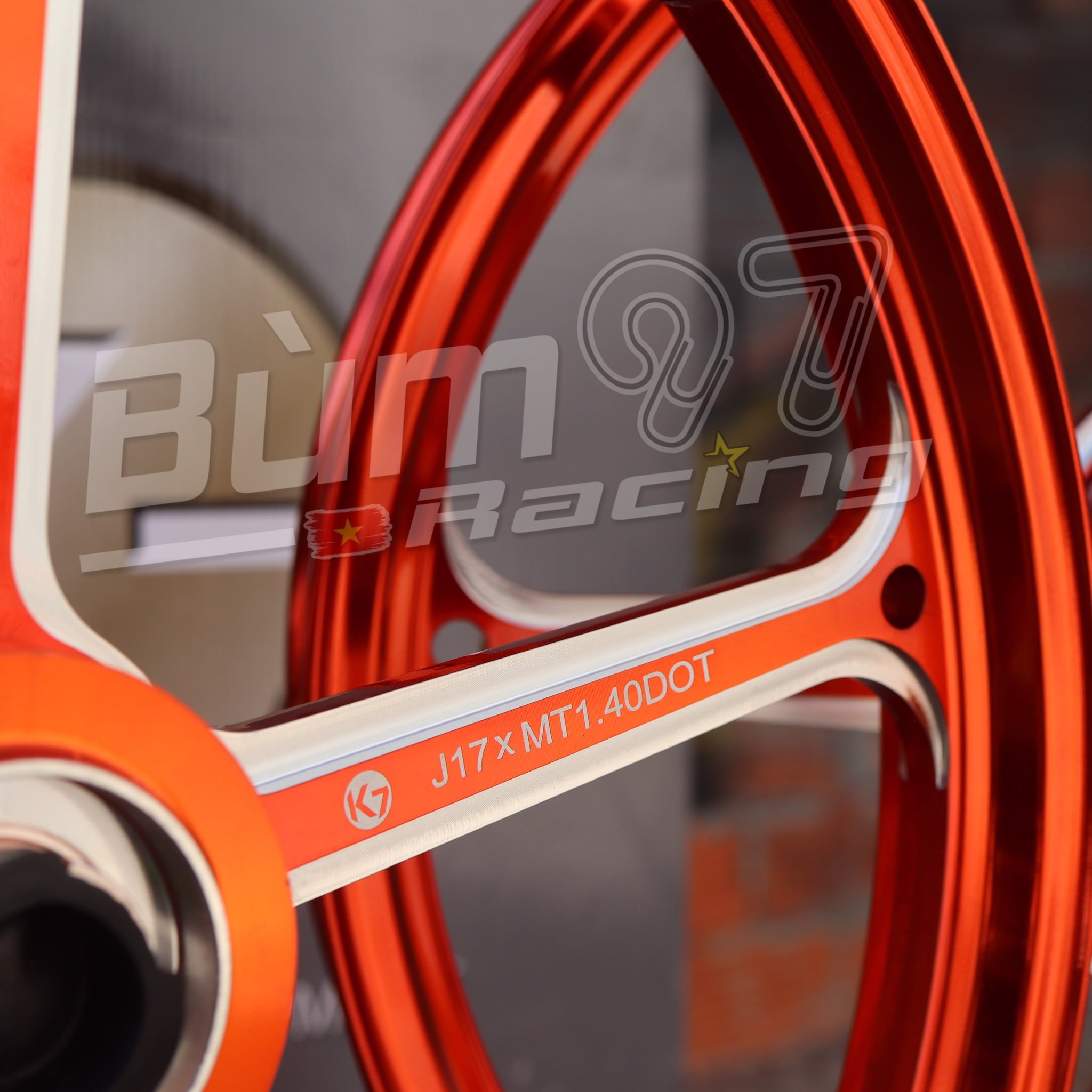 Mâm K7 Cnc Chính hãng size 1.4-1.6 Cho Ex2010 Sirius