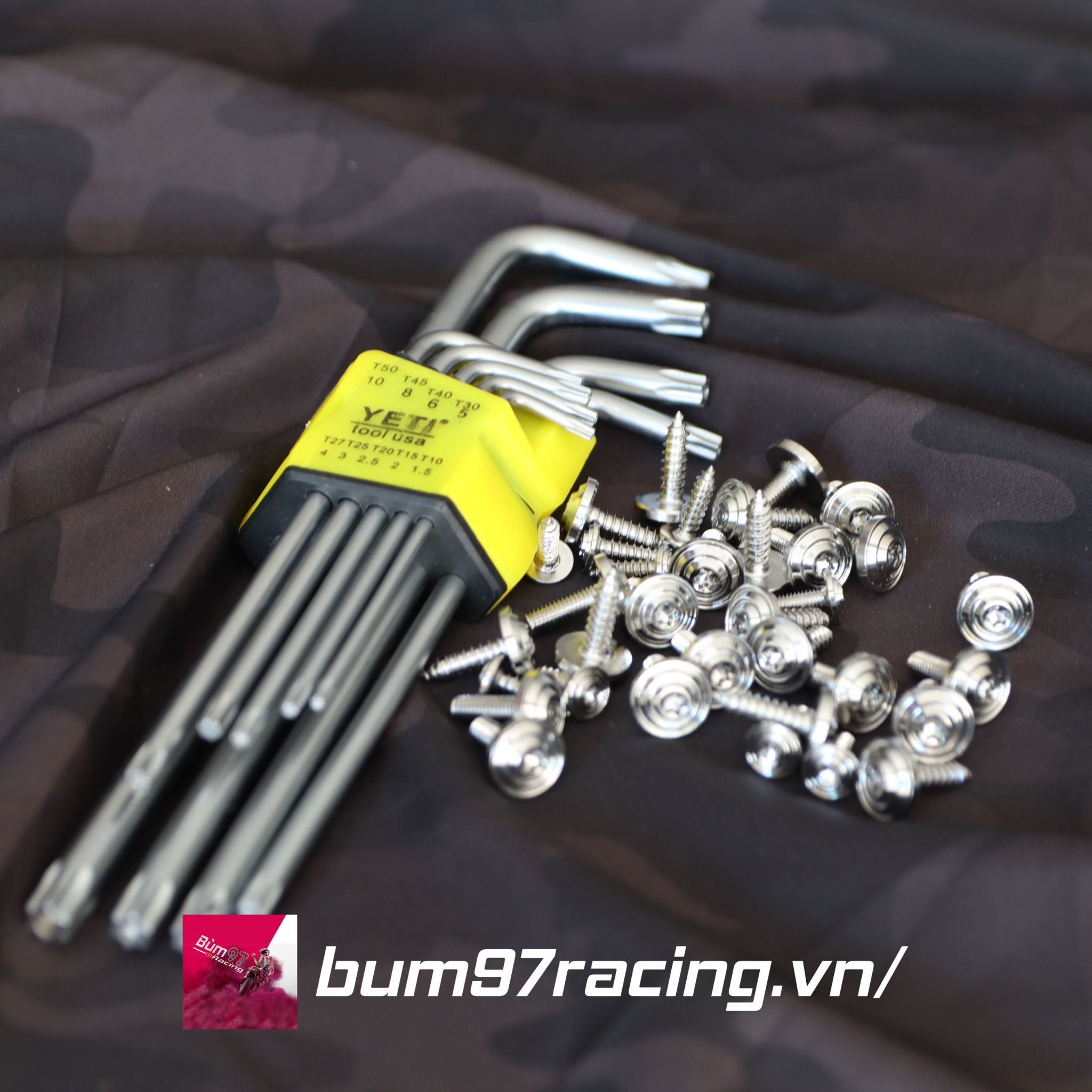 Combo Ốc Inox Thái Mix Đủ Loại [ Tặng Bộ Lục Giác ] – Bùm 97 Racing ...