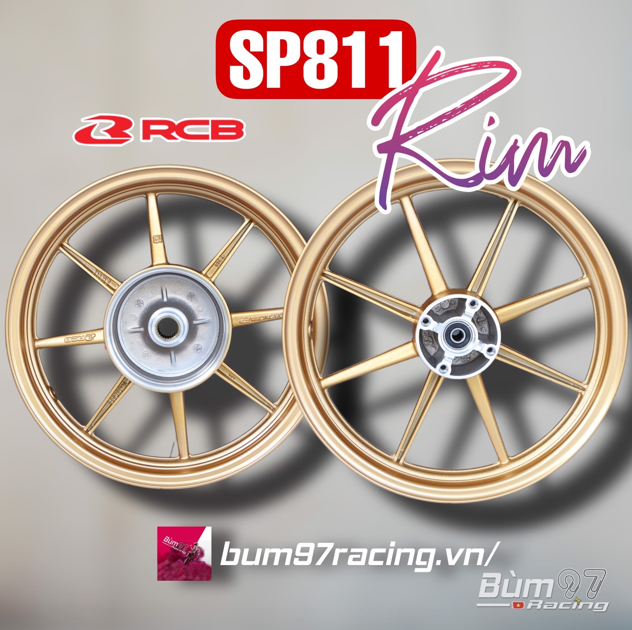 Mâm RCB 8 Cây SP811 Cho Vario 125i-150i chính hãng