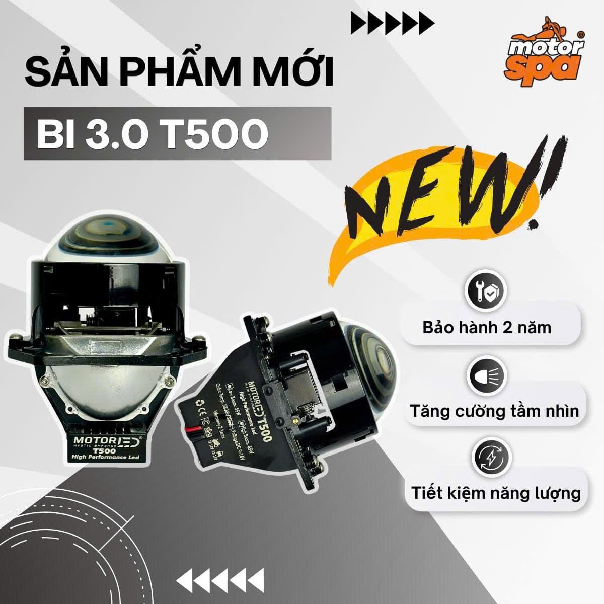 BI MOTO LED 3.0 T500