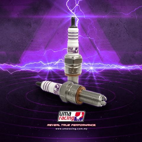  Bugi Uma Racing No.09 IRIDIUM 3 Chấu Sử Dụng Xe Fi 
