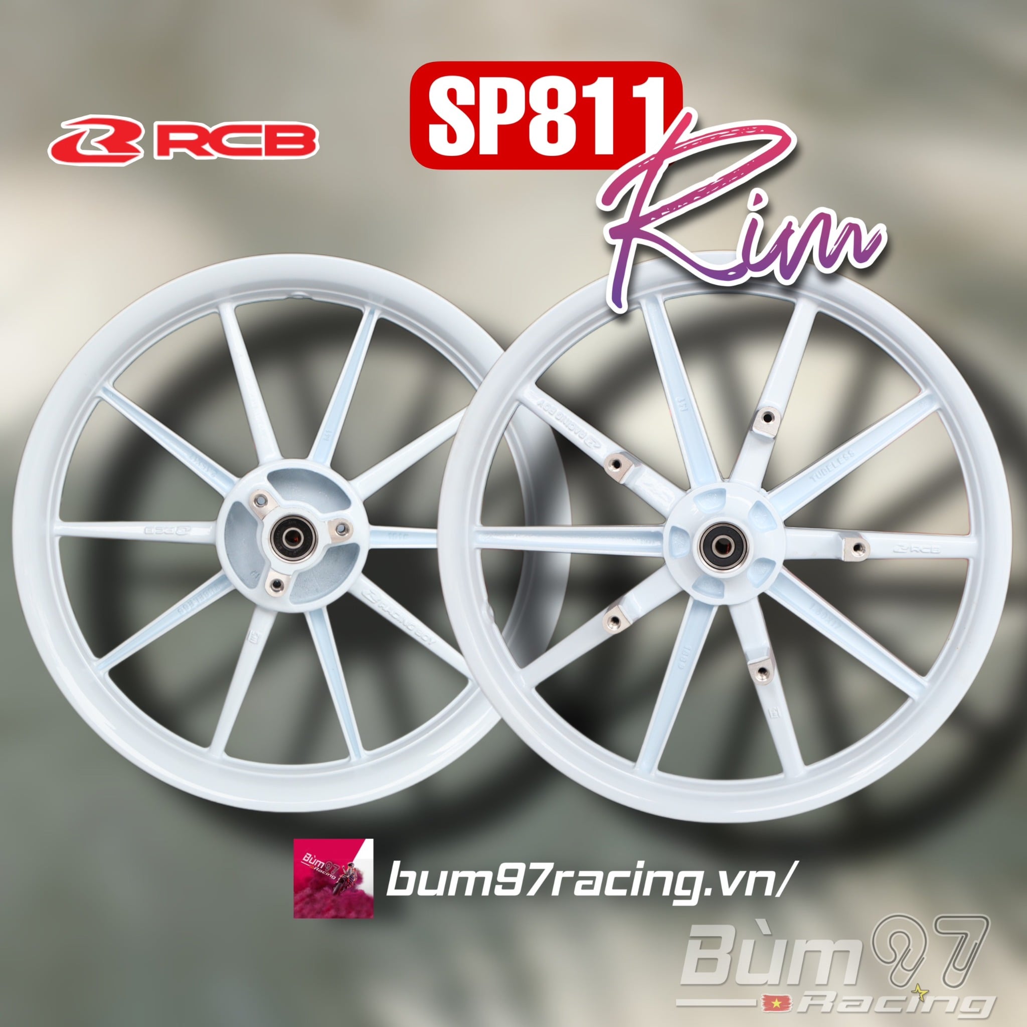 Mâm RCB SP811 1.6-2.15 Cho Satria Raider