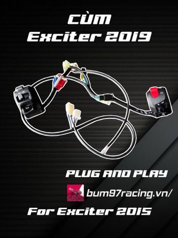  Cùm Công Tắc Exciter 150 2019/ 155VVA Câu Sẵn Lắp Exciter 2015 