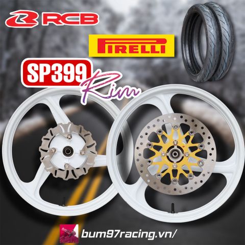  Set Mâm RCB SP399 1.6-1.85 Cho Exciter 150 / 155VVA | Đĩa KingDrag | Vỏ Pirelli 70/80 