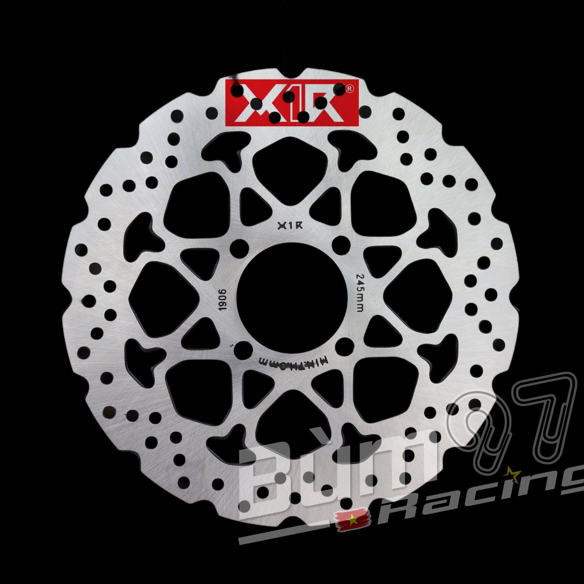 Đĩa X1R 4 lỗ 245mm gắn mâm RCB Redleo cho Ex150 - Mẫu 1906