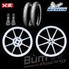 Set Mâm X1R 8 Cây 1.6-1.85 cho Winner 150 + Vỏ Michelin Moto GP