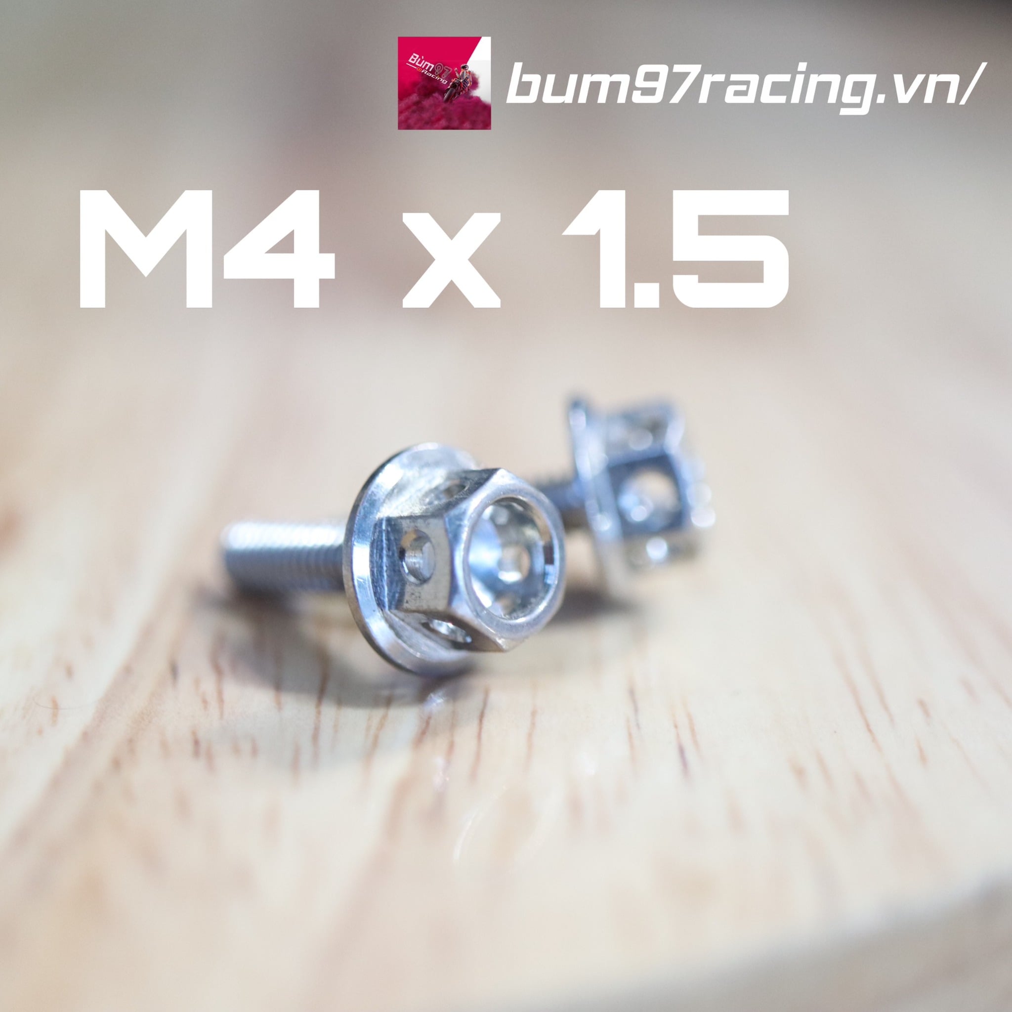 Ốc Nắp Dầu M4 x 1.5 [ Đầu Probol ]