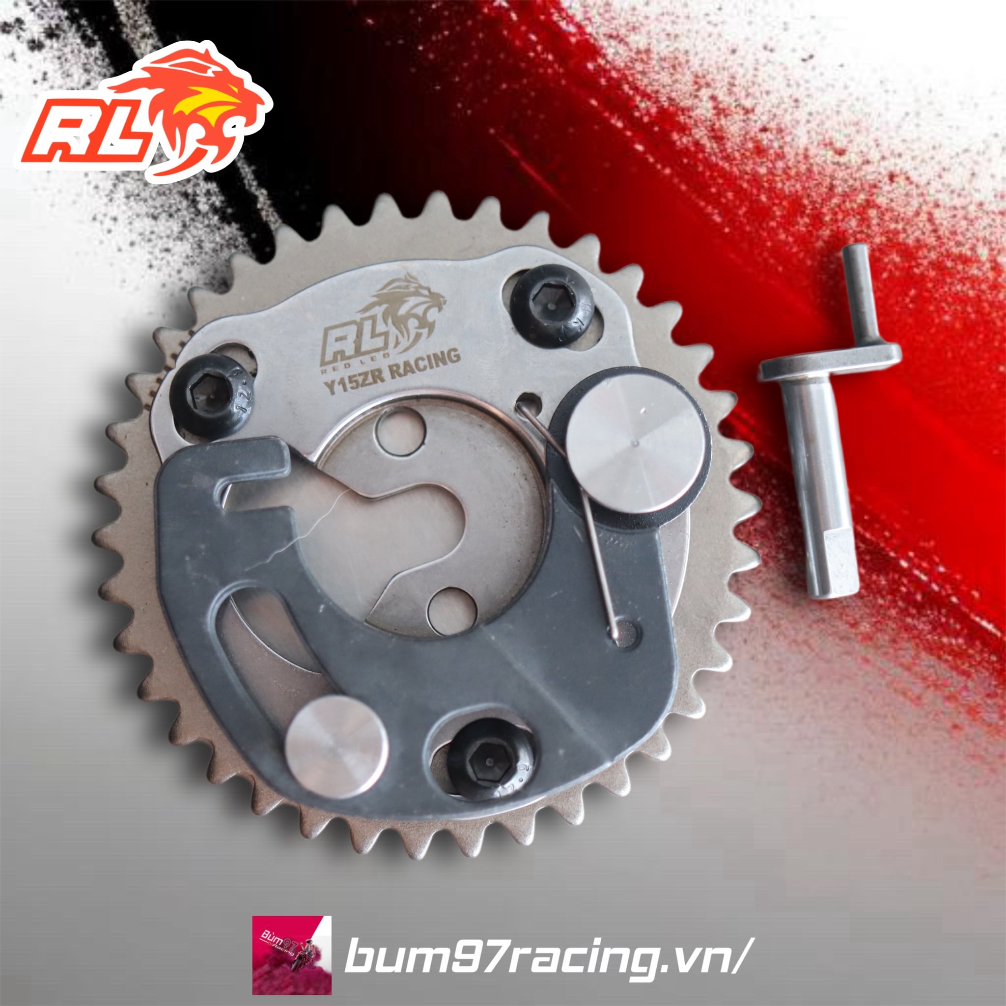 ĐĨA CAM ĐIỀU CHỈNH REDLEO RACING (CÓ CÒ GIẢM ÁP) CHO EXCITER CÁC ĐỜI