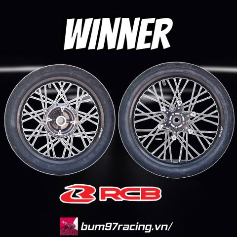  Combo Bánh Căm Winner PHAY - Căm RCB - Niềng RCB - Vỏ GOODRIDE 