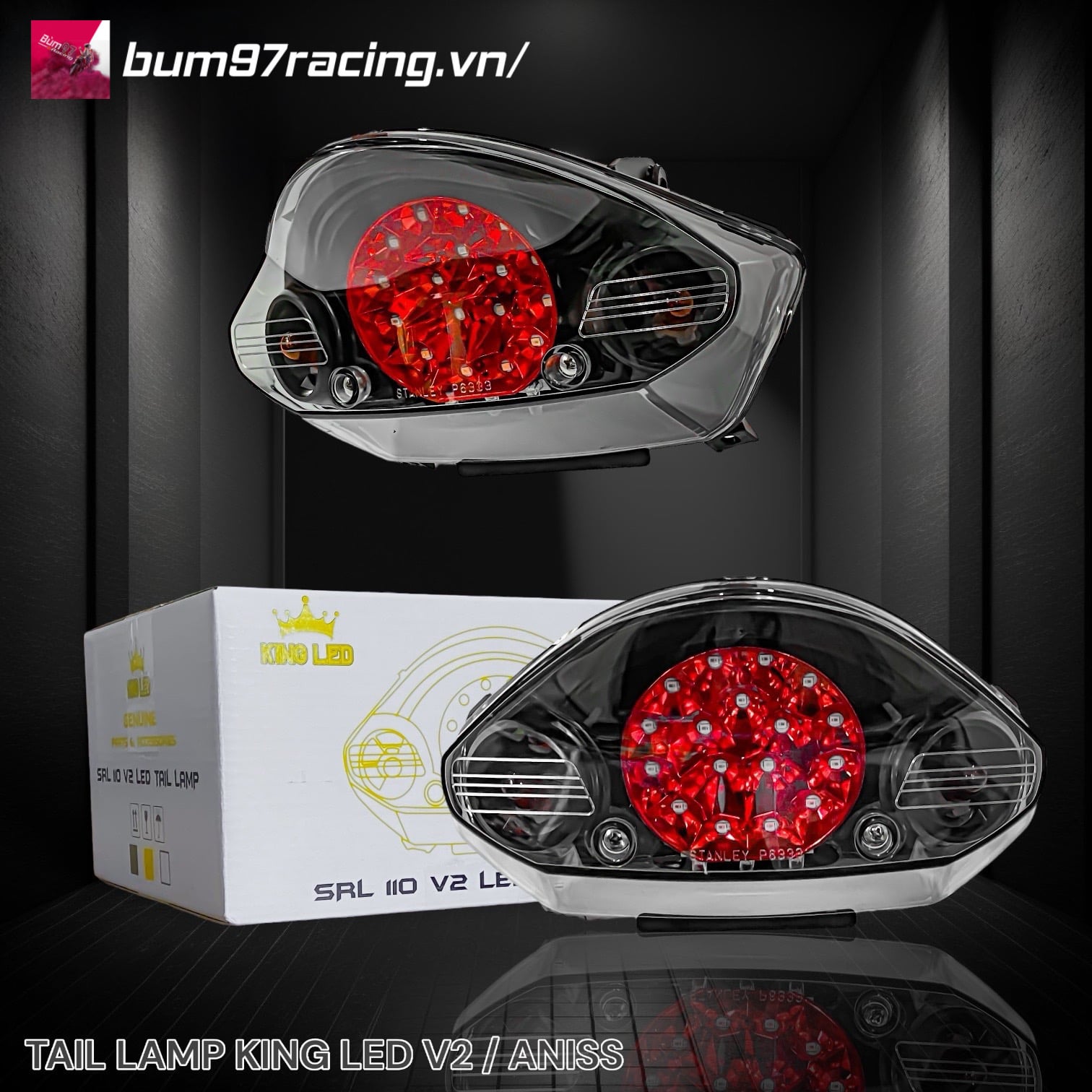 Đèn Hậu Sirius Xăng Cơ Mẫu WIZ Chóp F1