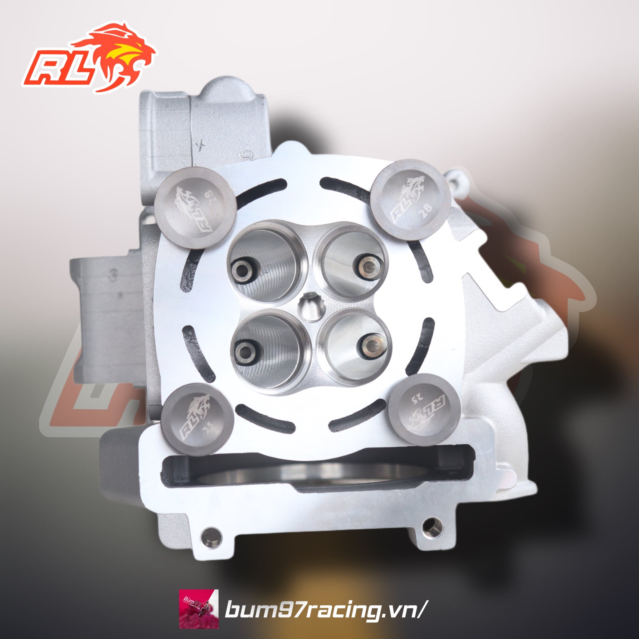 VỎ ĐẦU  REDLEO CNC Porting Head Mẫu Đua 25/28