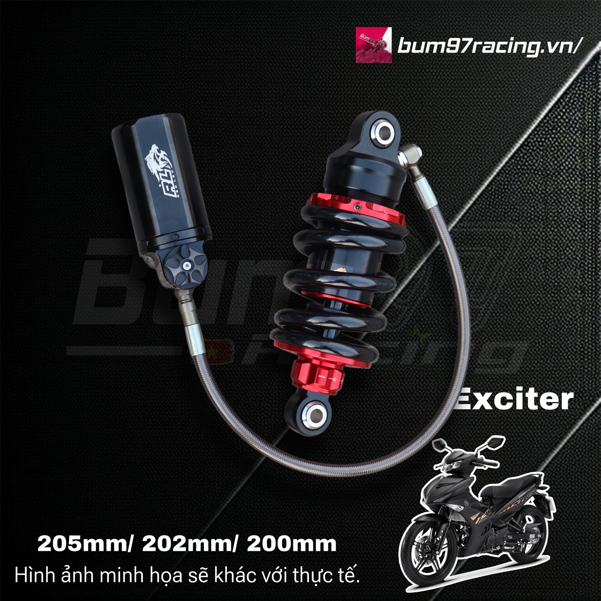 Phuộc REDLEO Bình Dầu Rời - Mẫu 2025