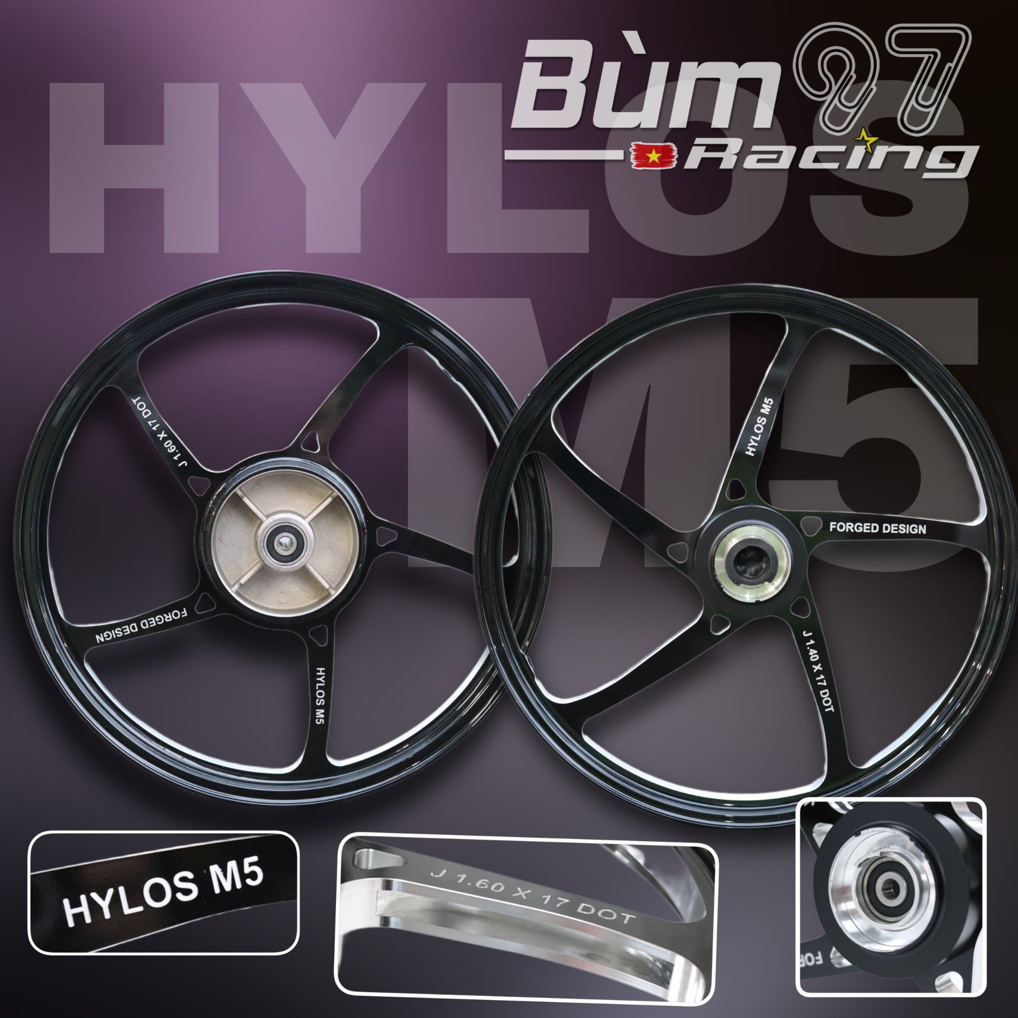 Mâm CNC HYLOS M5 1.4-1.6 Sirius Exciter 2010