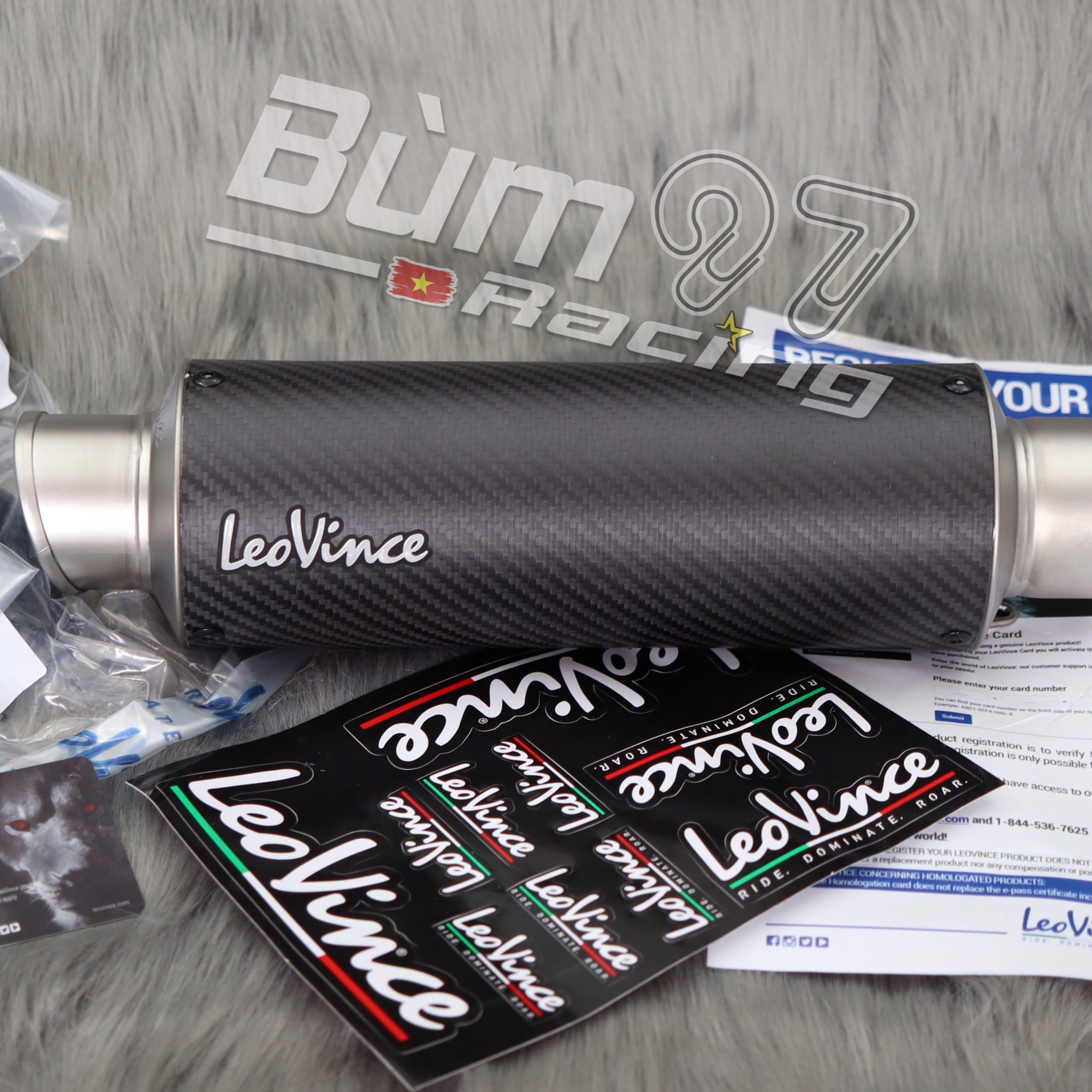 Pô LEOVINCE CACBON REAL 2021