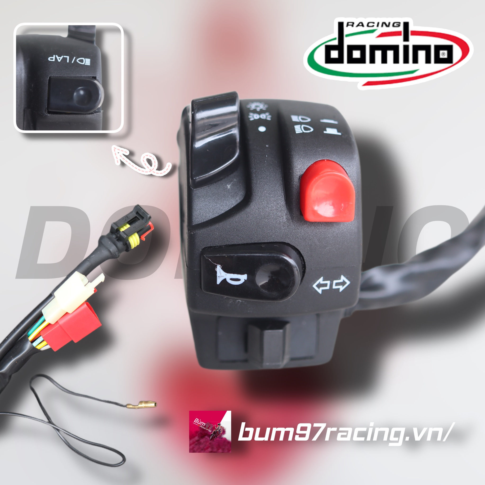 Cùm Domino Số 1 + L4X Gắn Raider Fi / Satria
