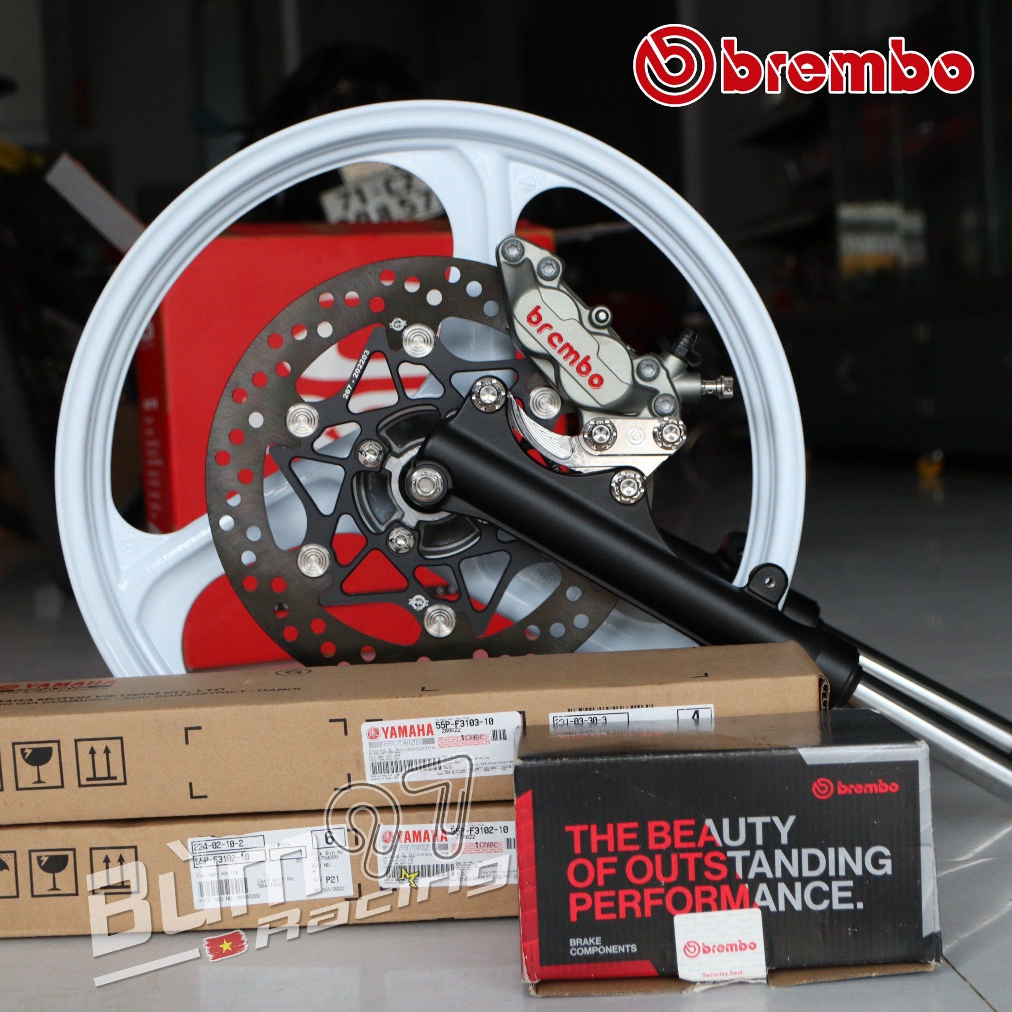 Heo dầu Brembo Billet 4 pis chính hãng