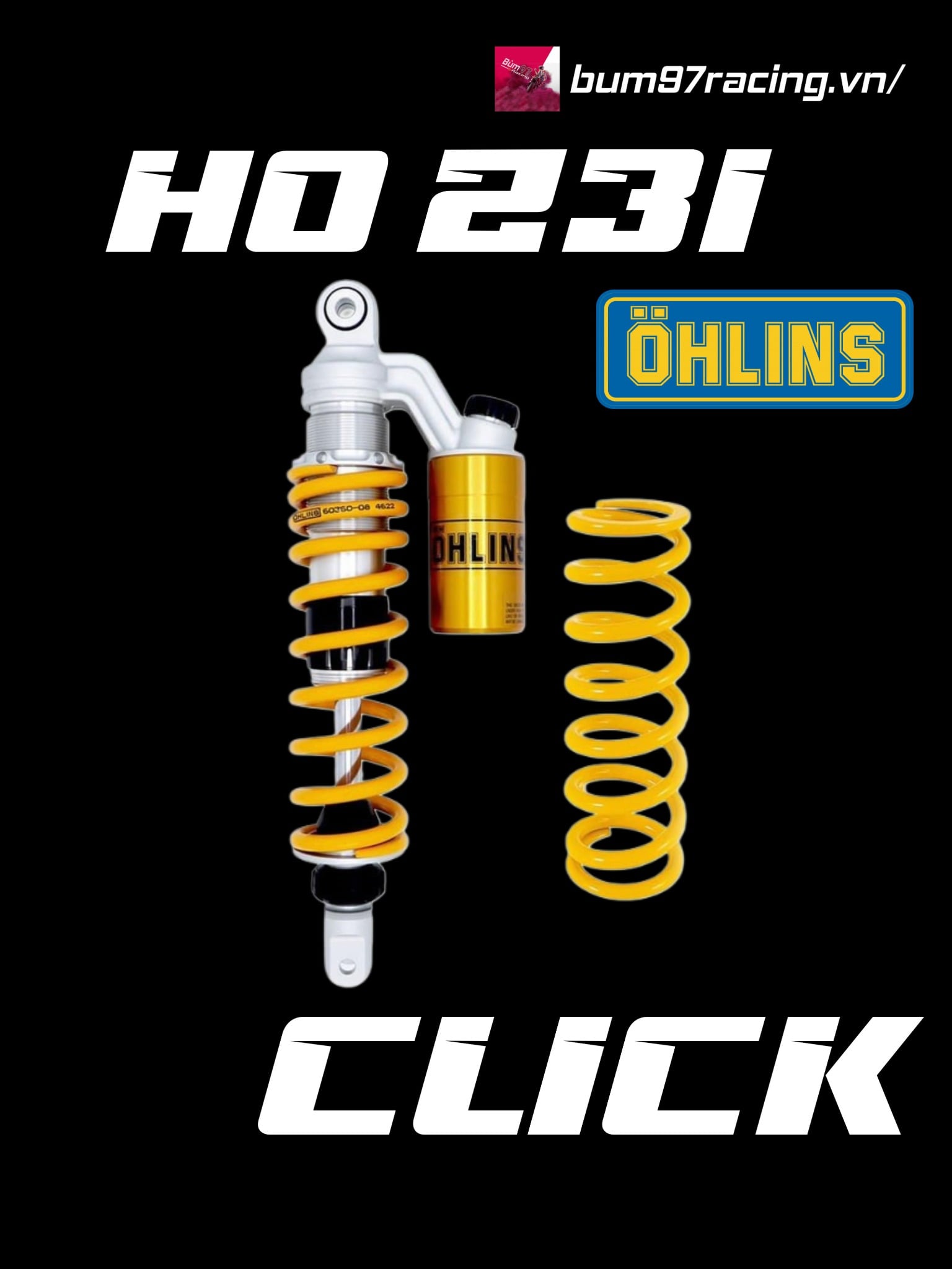 PHUỘC OHLINS HO 231 Cho CLICK VARIO LEAD VISION