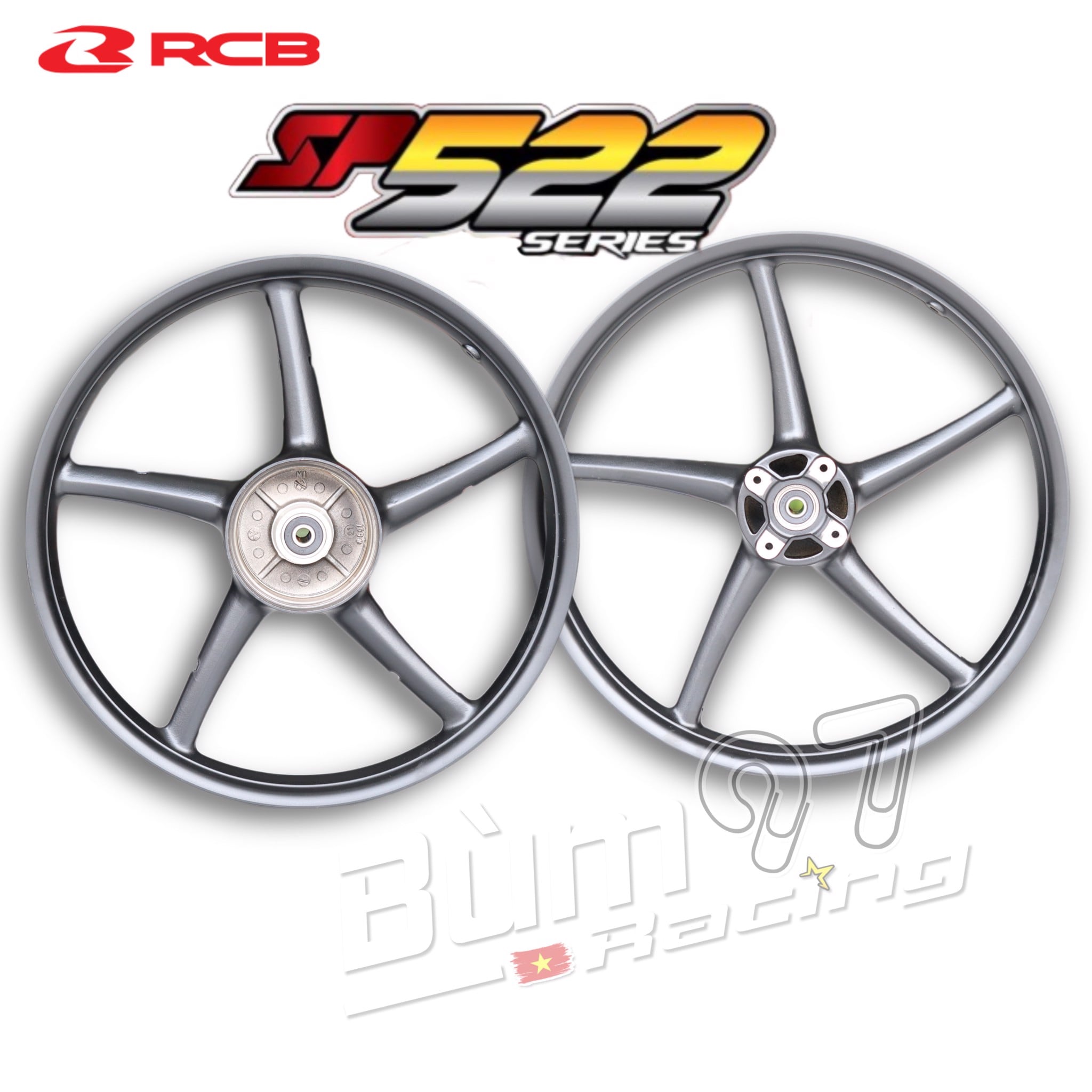 Mâm RCB 5 Cây SP522 1.4-1.4 Cho Wave 110 / Wave Balde / Future / RSX110