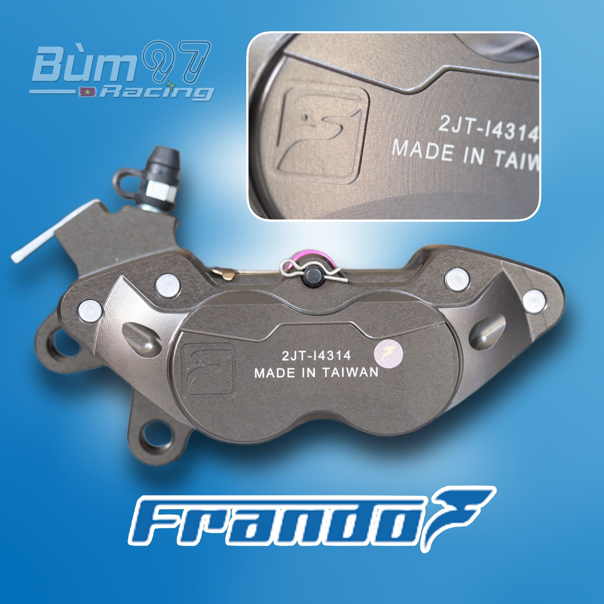 Heo Frando Racing 4 Pis Chính Hãng - Color Brown – Bùm 97 Racing | Bùm TV