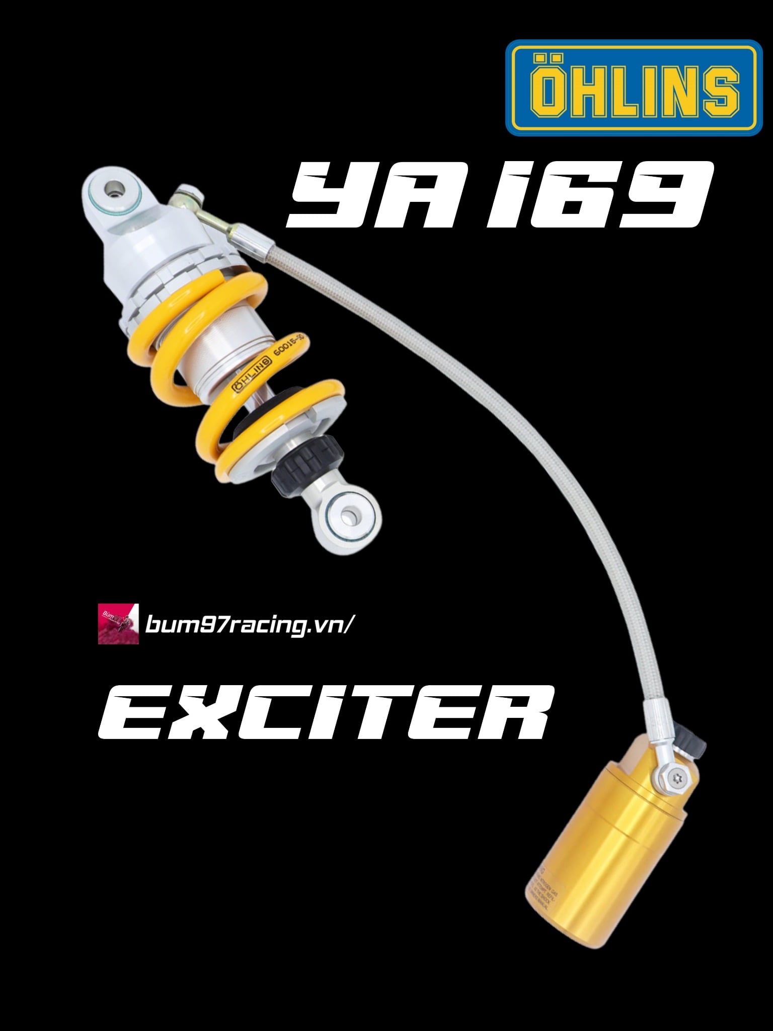 Phuộc Ohlins YA169 dành cho Exciter