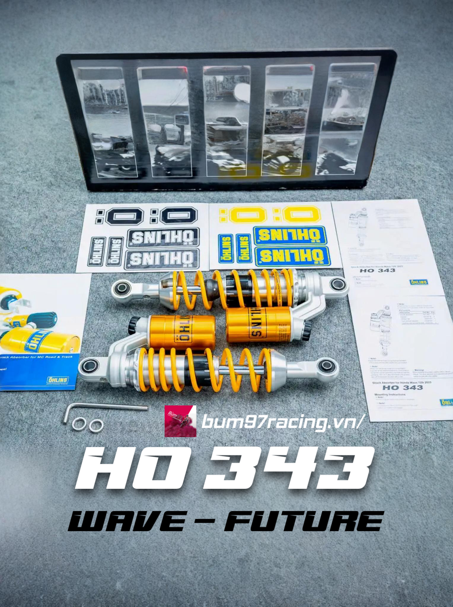 Phuộc Ohlins HO343 cho WAVE FUTURE