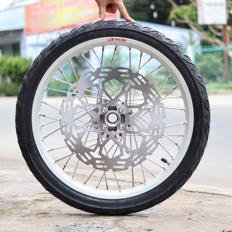  Combo Bánh Căm Satria Đùm ZOX - Căm NOVA - Niềng RCB - Vỏ GOODRIDE 