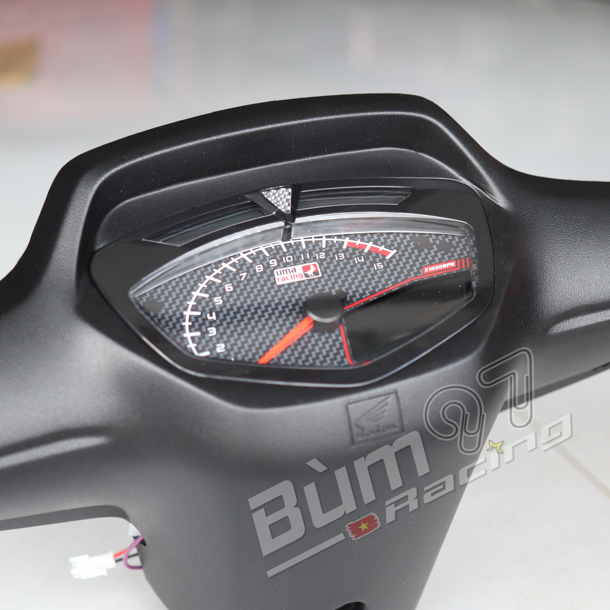 Đồng Hồ Uma EX10 + Bợ Cổ Lắp Cho WAVE 110 (Wave Nhỏ)