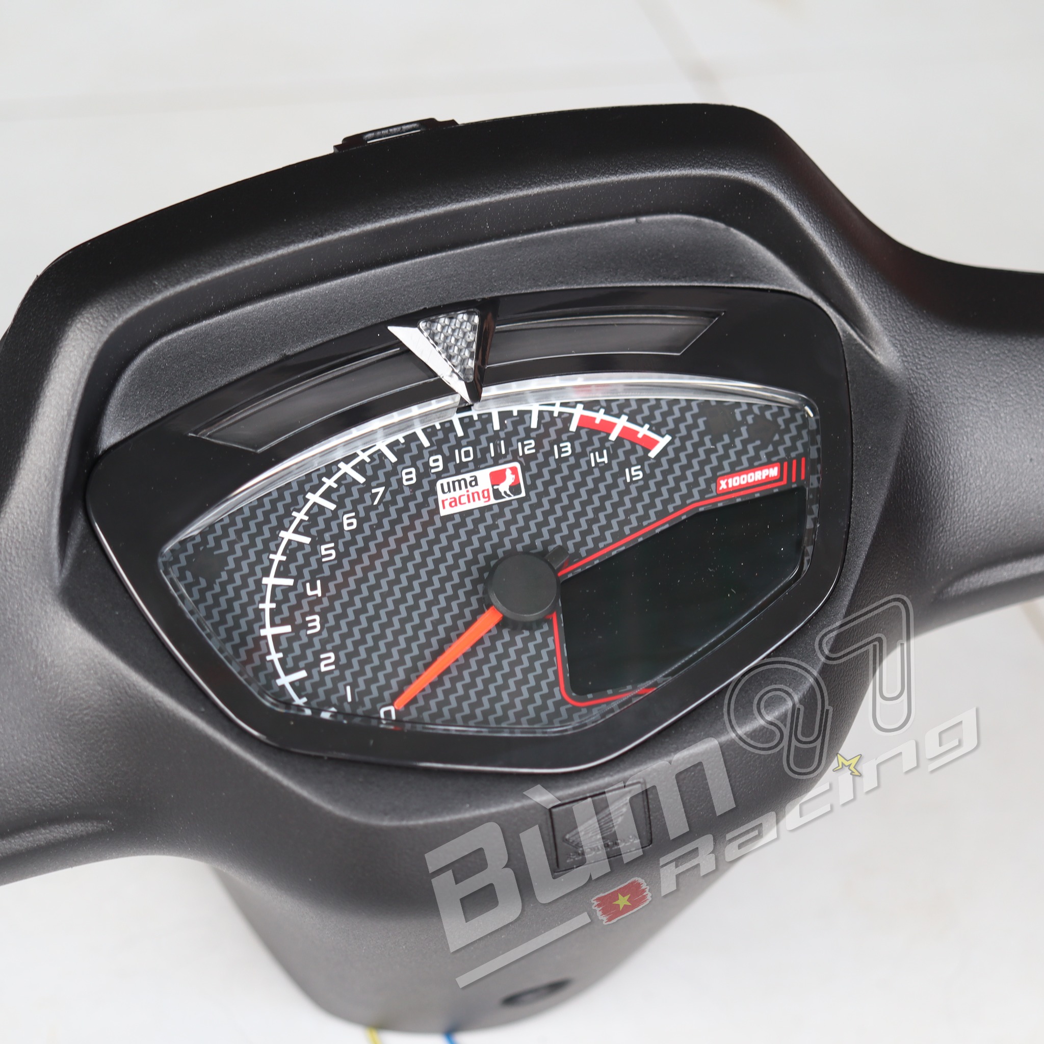 Đồng Hồ Uma EX10 + Bợ Cổ Lắp Cho WAVE 110 (Wave Nhỏ)