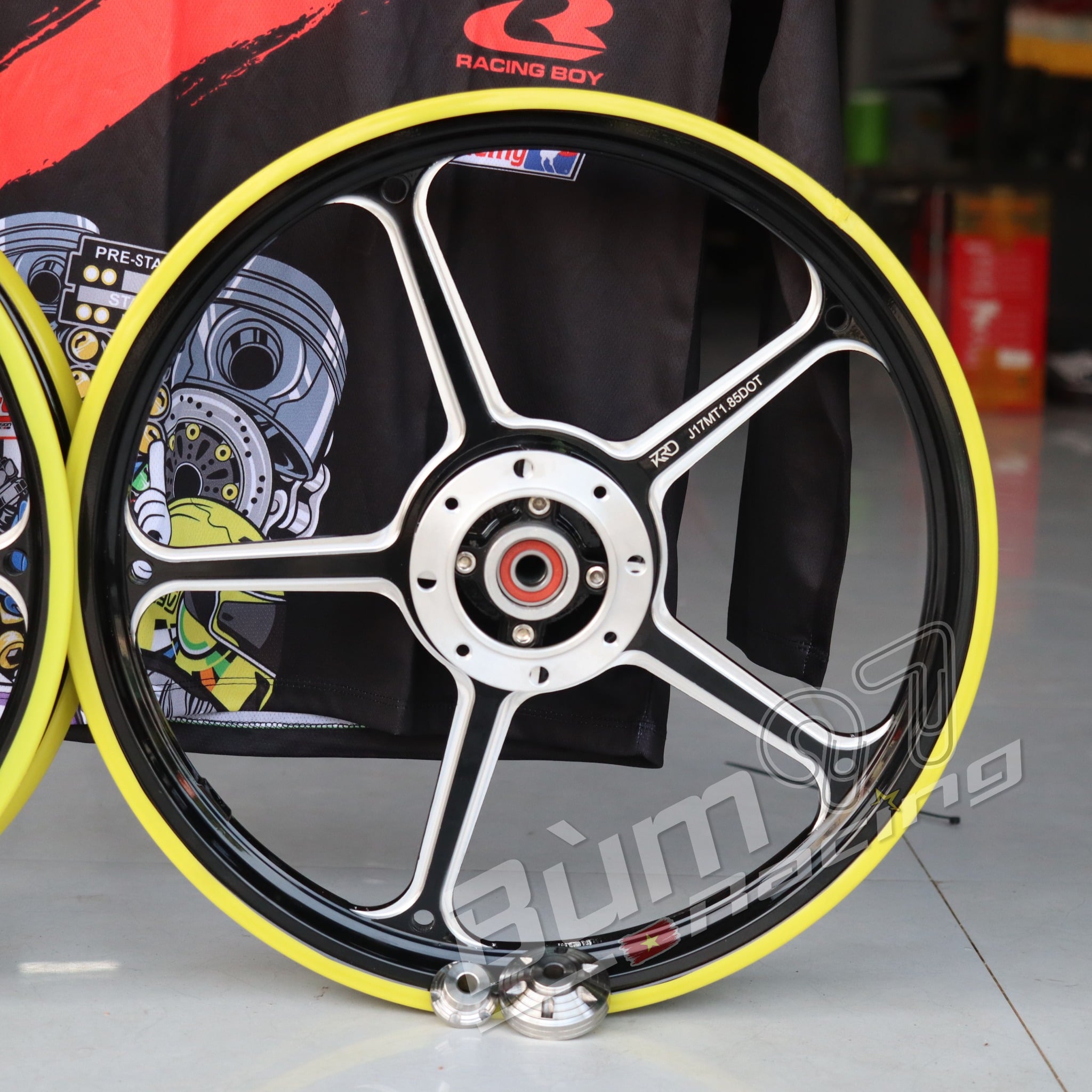 Mâm K7 Cnc Chính hãng size 1.6-1.85 cho Exciter 150