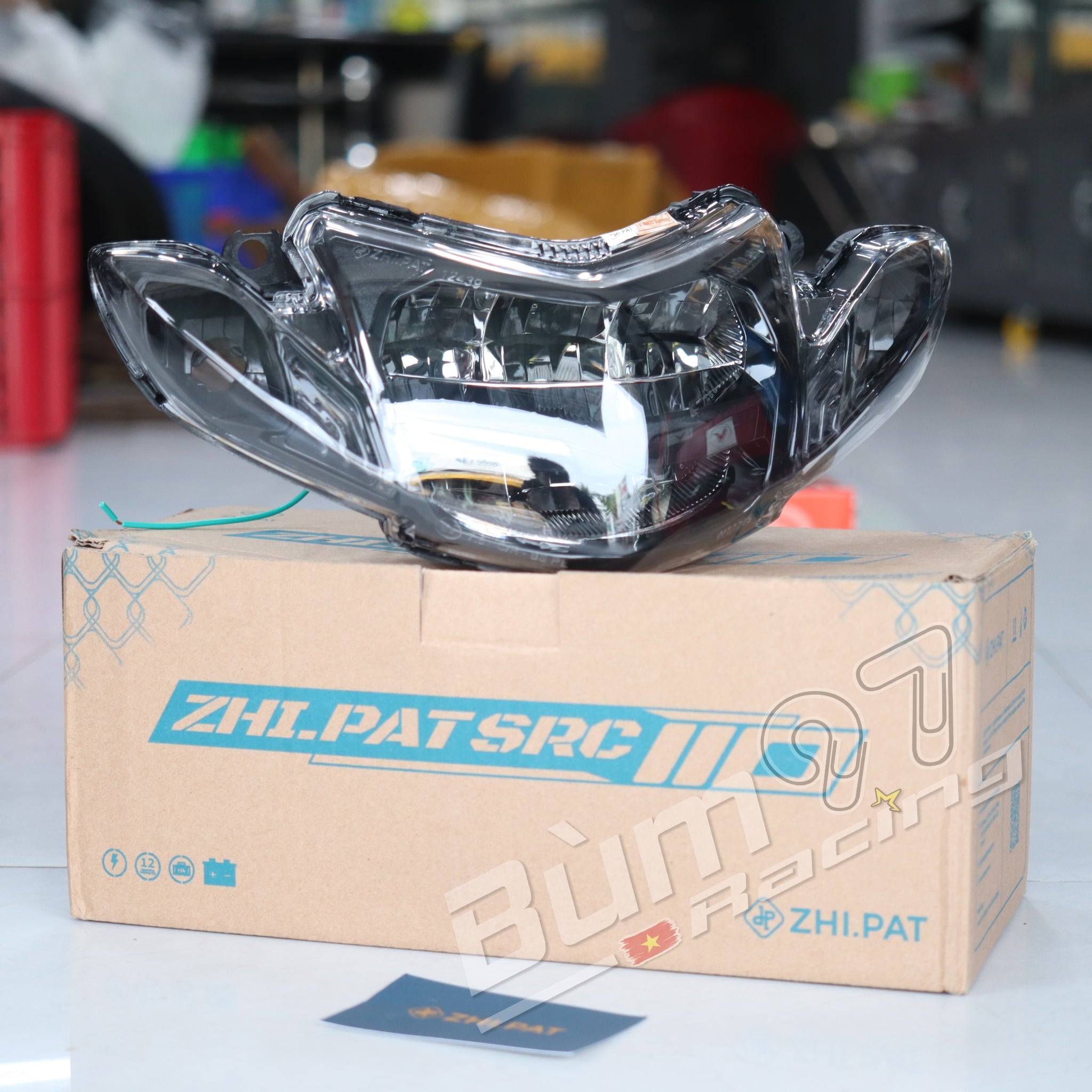 Đèn Pha Led Sirius ZHI.PAT Chóa Đèn Led Sirius RC 2 Tầng