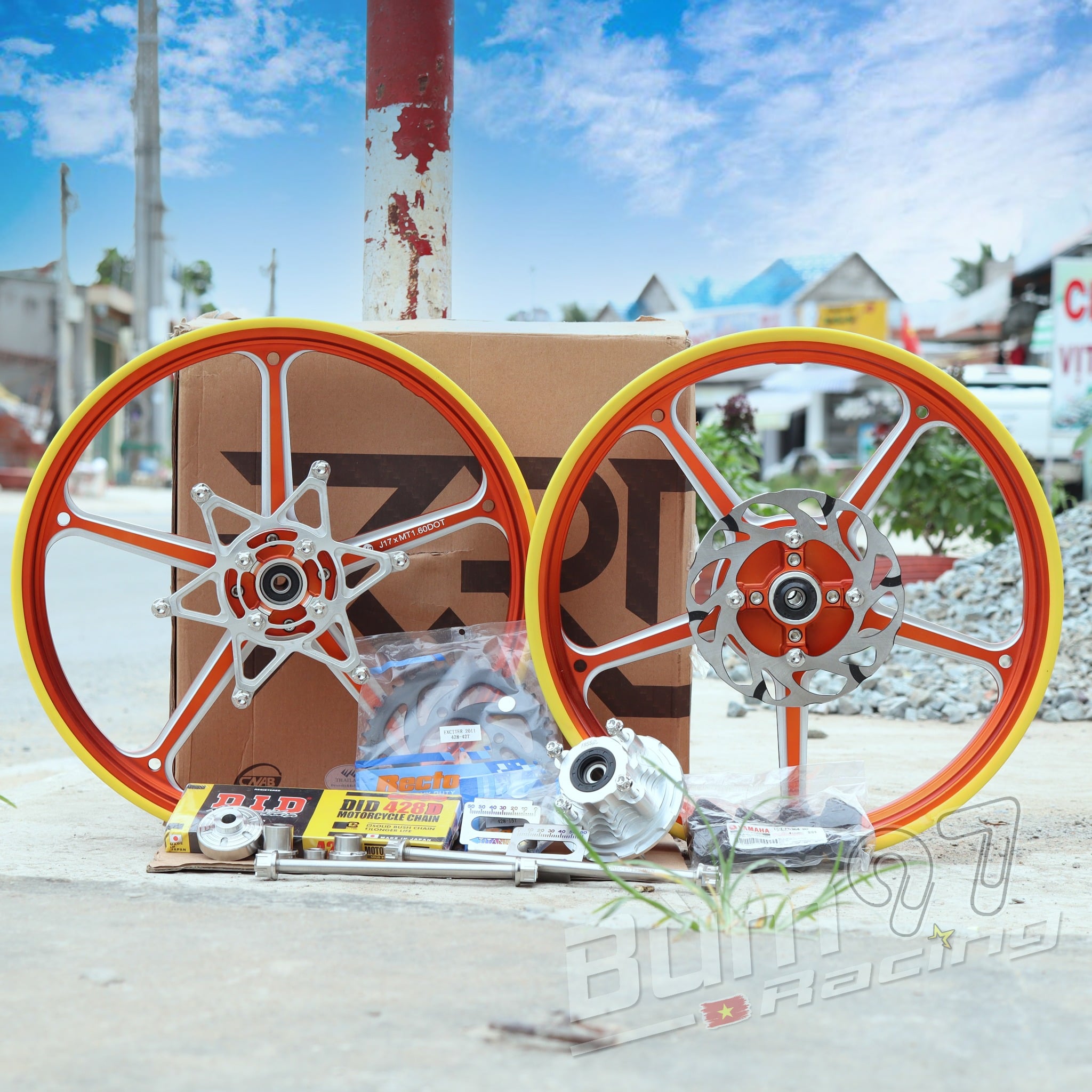 Set Mâm K7 Rim 1.6-1.85 Gắn Sonic