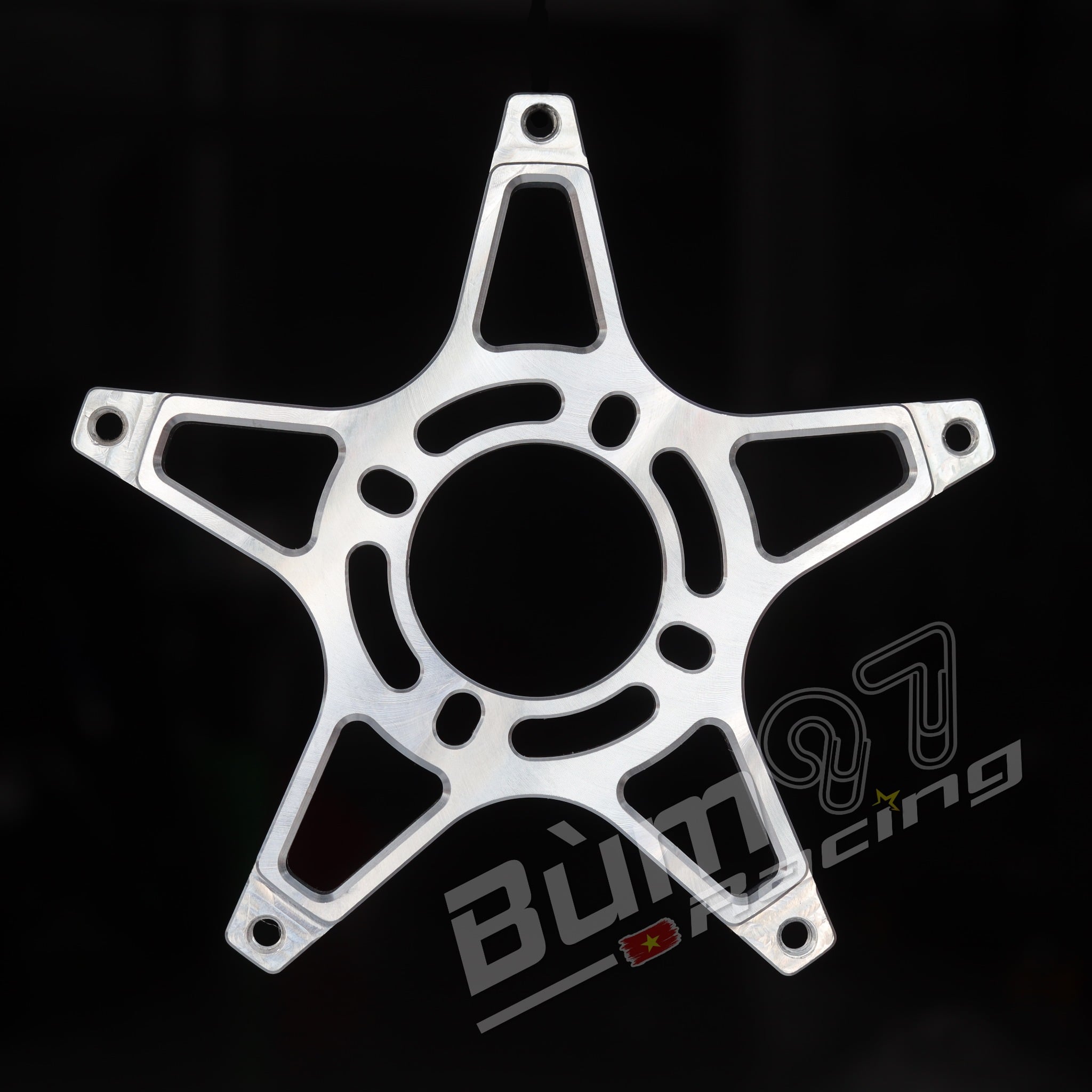 Lòng Nhôm CNC 4 Lỗ Lắp Đĩa Satria