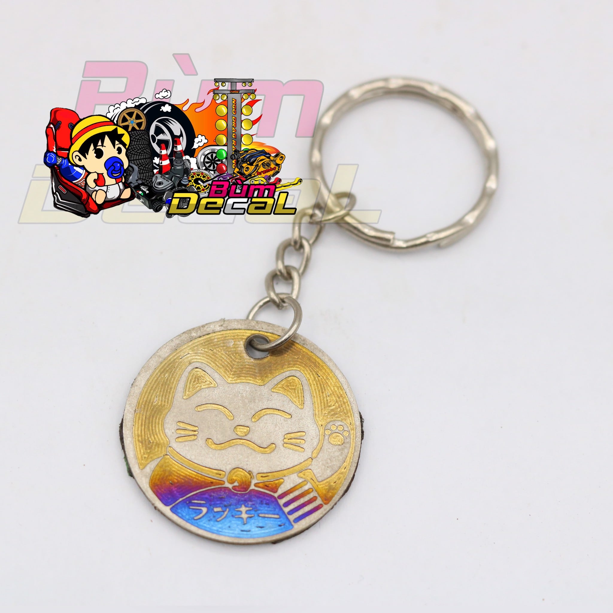 Móc Khóa GR5 Mèo Thần Tài