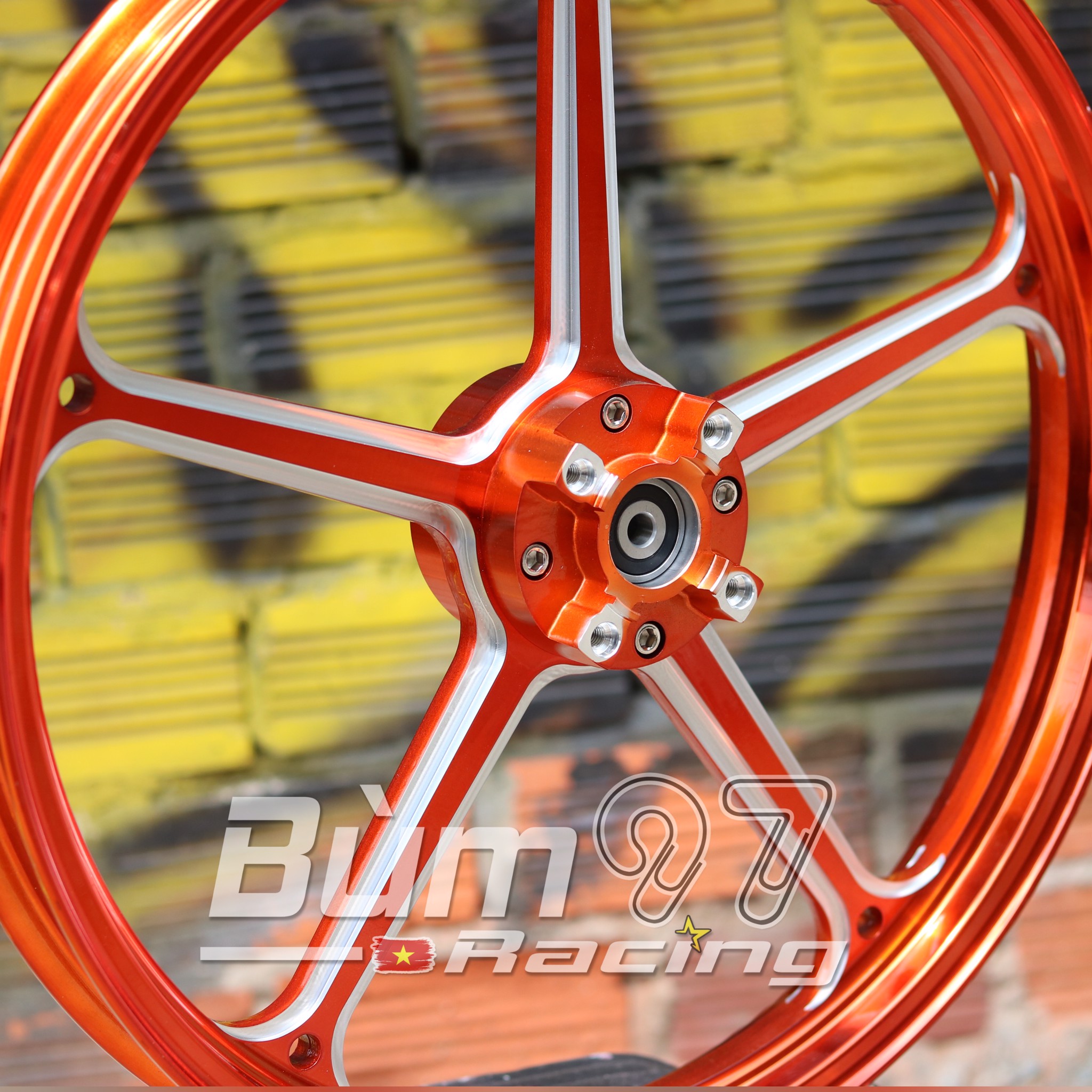 Mâm K7 Cnc Chính hãng size 1.6-1.85 cho Exciter 150