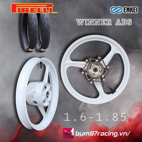  Set Mâm Enkei 1 1.6-1.85 3 Đao Cho Winner X ( ABS ) | Vỏ  Pireli Rosso SPROT 80/90 