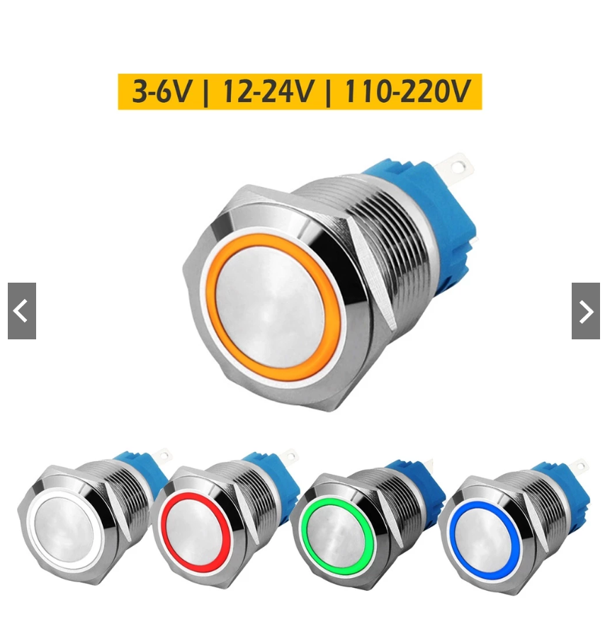 Nút Công Tắc INOX