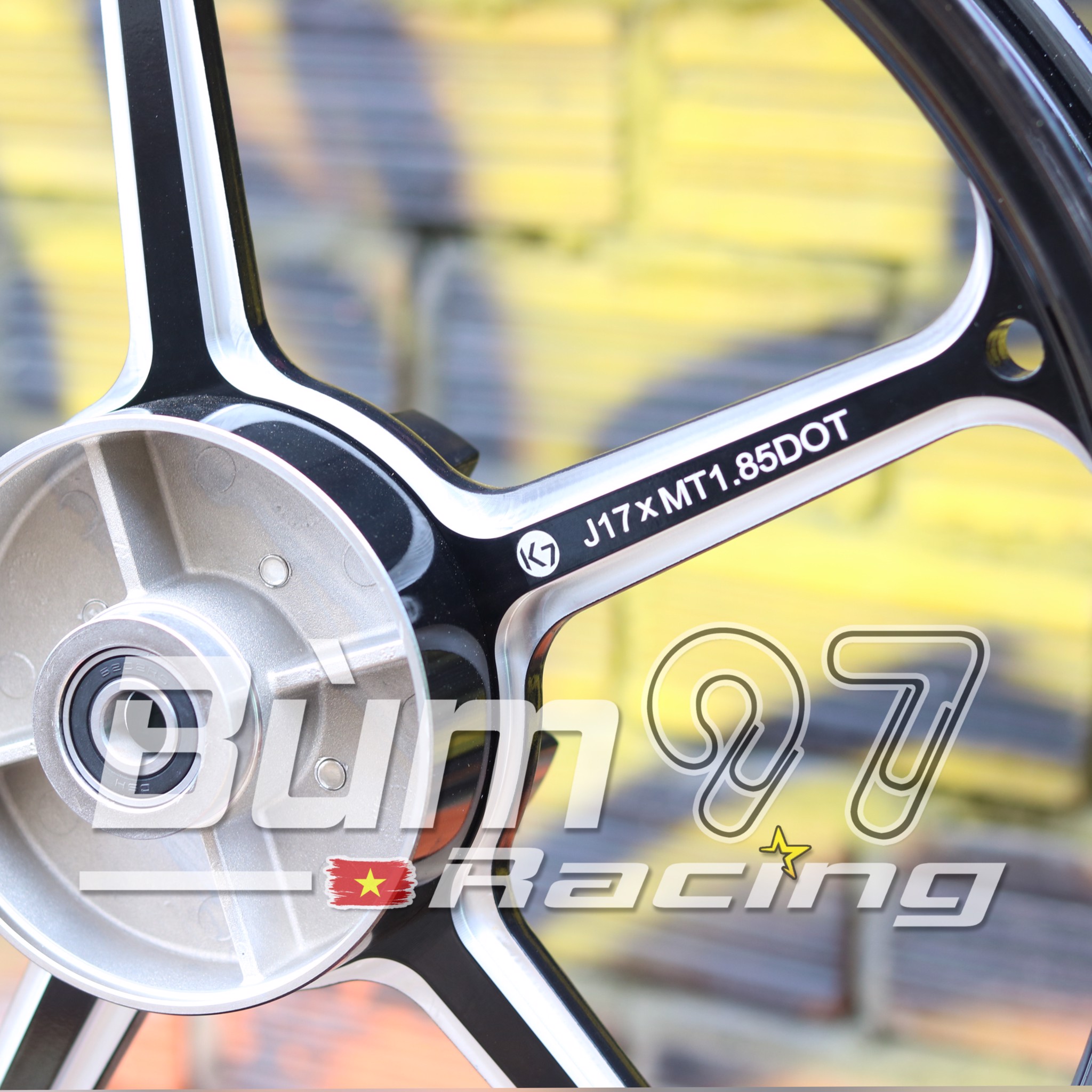 Mâm K7 Cnc Chính hãng size 1.6-1.85 cho Exciter 150