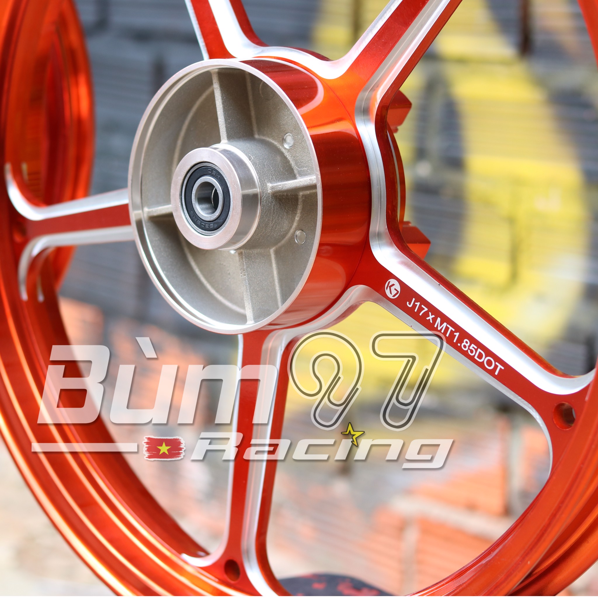 Mâm K7 Cnc Chính hãng size 1.6-1.85 cho Exciter 150