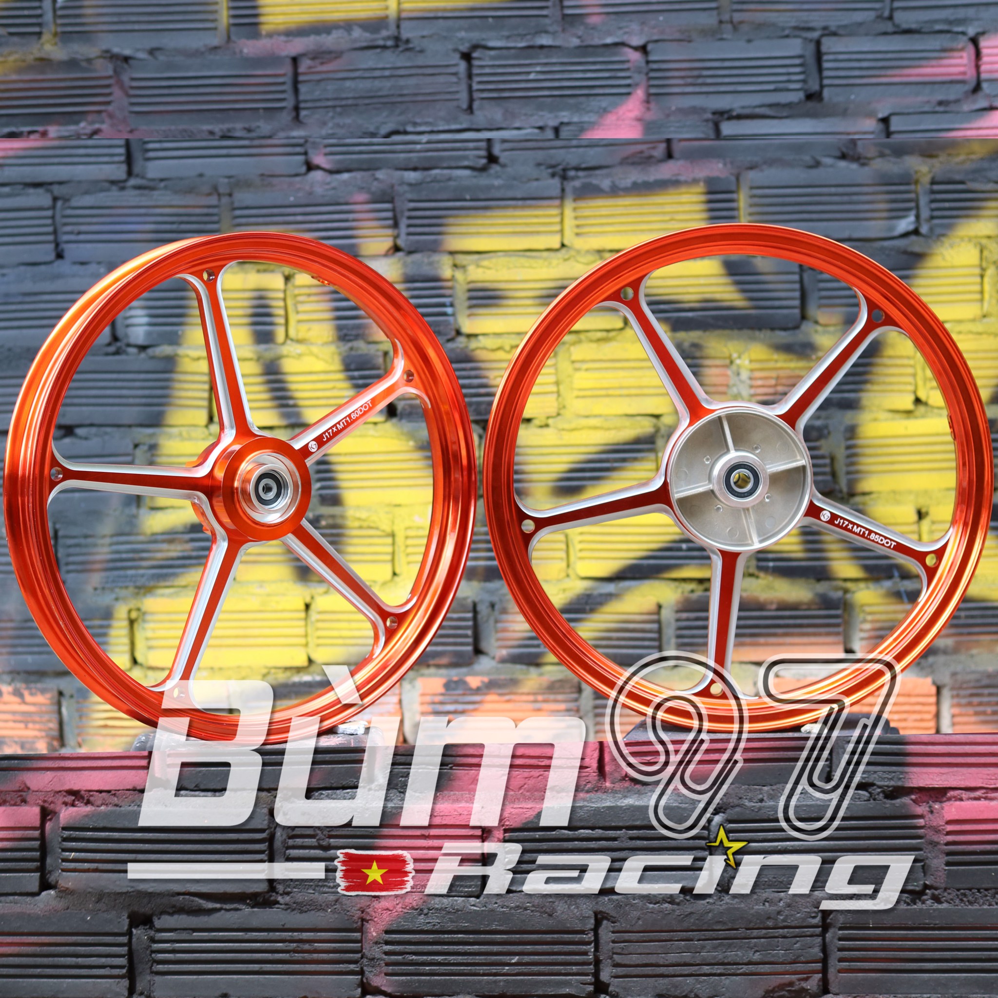 Mâm K7 Cnc Chính hãng size 1.6-1.85 cho Exciter 150