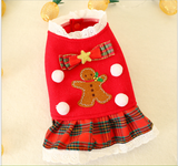  Đầm Noel Nơ Bánh quy chân váy sọc caro 