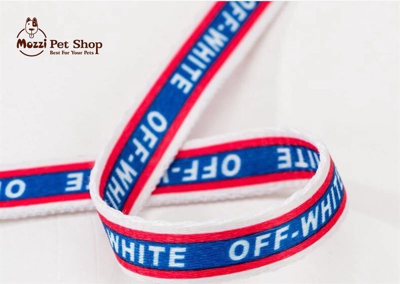 Dây dắt yếm ngực Off- White mềm Cao Cấp