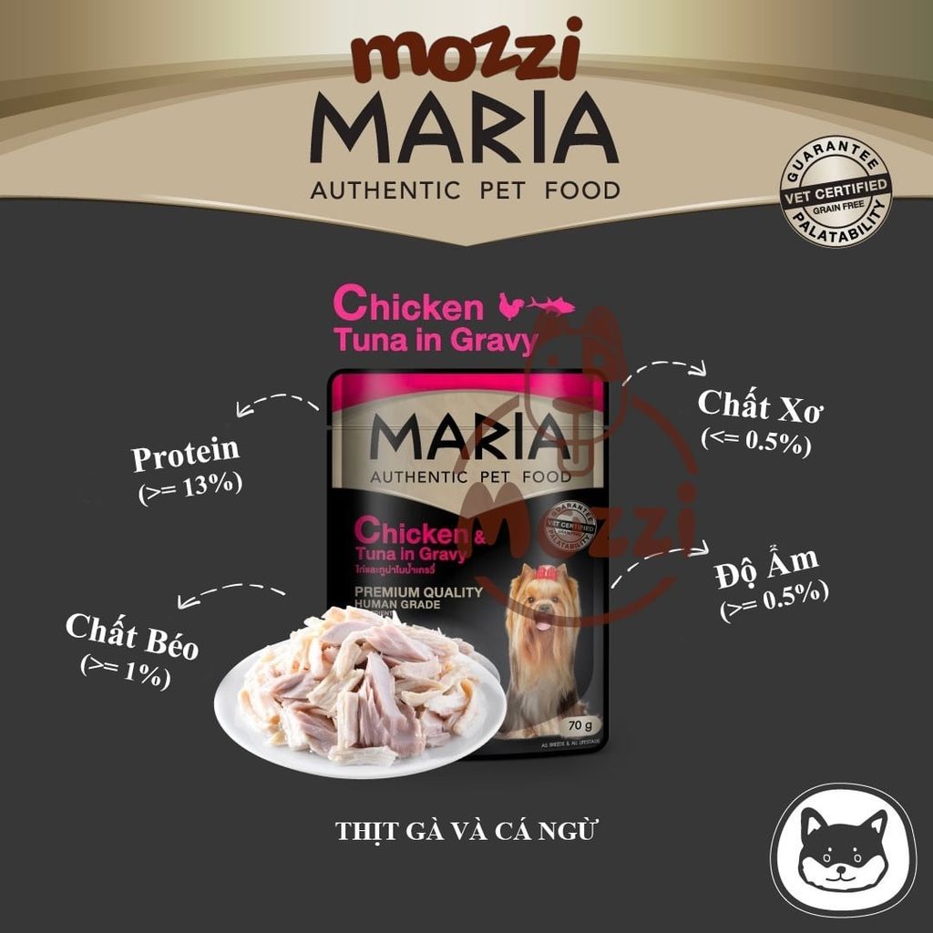 Pate cho chó Maria gói 70gr