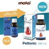  Siro bổ sung sắt, bổ máu, tăng thèm ăn Pettonic Chai 100ml cho chó mèo 