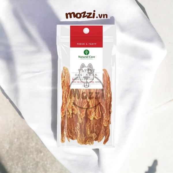 Snack cho chó Thịt ức gà vịt sấy Natural Core