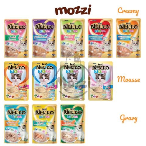  Pate cho mèo con Nekko Kitten Gói 70gr 