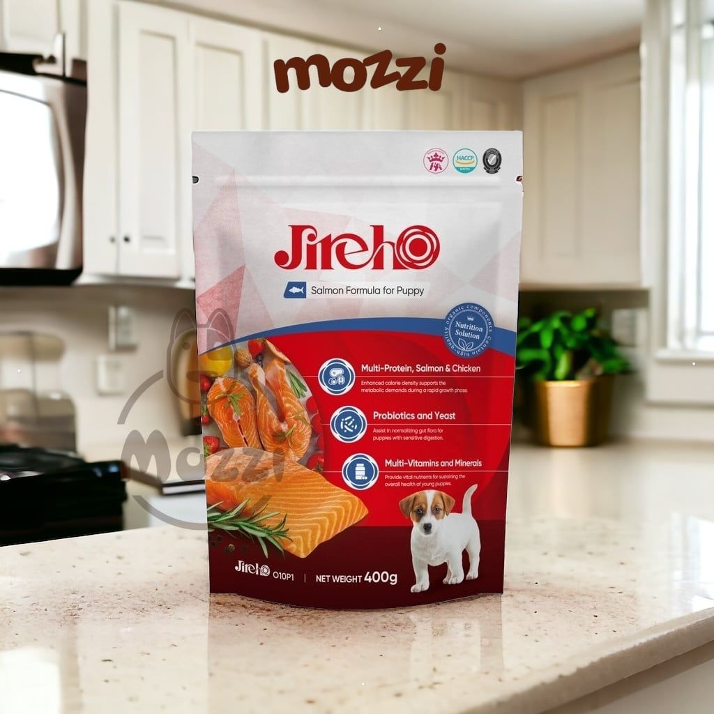 Thức ăn hạt cho chó JirehO Hàn Quốc vị Thịt Vịt Cá hồi [400g - 1.2kg - 1.5kg - 10kg]