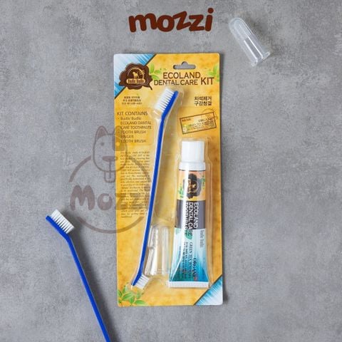  Kem đánh răng khô kèm bàn chải Budle’Budle cho chó mèo 