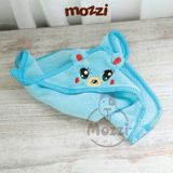  Khăn tắm bông mềm họa tiết gấu cao cấp cho chó mèo 