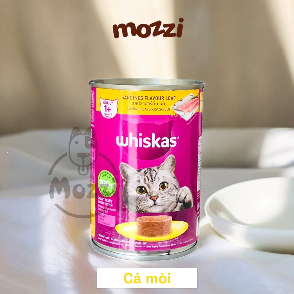 Pate cho mèo Whiskas Lon 400gr