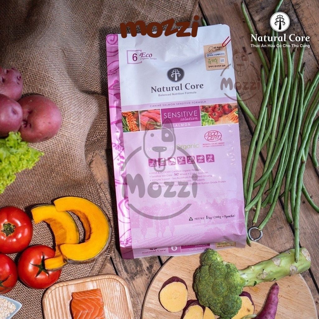 Thức ăn hạt Natural Core ECO 6 Sensitive cho chó có da nhạy cảm